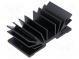 Heatsink  extruded  TO220  black  L 37.5mm  W 70mm  4.1K/W