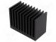 Heatsink  extruded  grilled  black  L 50mm  W 95mm  H 70mm
