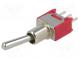 Switch  toggle  Positions 2  SPDT  ON-ON  3A/28VDC  -30÷85°C  20mΩ
