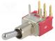 Switch  toggle  Positions 2  SPDT  ON-ON  3A/28VDC  -30÷85°C  20mΩ