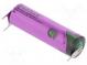 Battery  lithium (LTC)  3.6V  AA  2200mAh  non-rechargeable