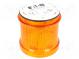 Signaller  lighting  LED  orange  18÷30VDC  18÷26VAC  IP66  SL7