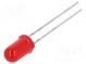 LED  5mm  red  3.6÷10mcd  40°  10mA  2V  Front  convex  No.of term  2