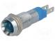 Indicator  LED  recessed  24÷28VDC  Cutout  Ø8.2mm  IP67  metal