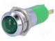 Indicator  LED  recessed  24÷28VDC  Cutout  Ø14.2mm  IP67  metal