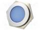 Indicator  LED  flat  24÷28VDC  Cutout  Ø22mm  IP67  metal
