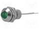 Indicator  LED  prominent  Cutout  Ø8.2mm  IP40  for PCB  brass