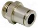 Straight push-in fitting  53g  G1/2-AG  -20÷80°C  -0.95÷15bar