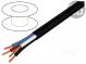 Wire  loudspeaker cable  8x2,5mm2  stranded  Cu  black  unshielded