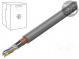 Wire  SF/UTP  5e  stranded  Cu  4x2x24AWG  PVC  grey  305m