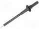 Probe tip  10A  black  Socket size  4mm  Plating  nickel plated
