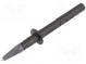 Probe tip  32A  black  Socket size  4mm  Plating  nickel plated