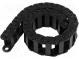Cable chain  LIGHT  Bend.rad  100mm  L  990mm  Int.height  25mm