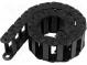 Cable chain  LIGHT  Bend.rad  60mm  L  990mm  Int.height  25mm