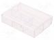 Container  collective  with partitions  75x51x15mm