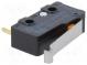 Microswitch SNAP ACTION  with lever with roller simulation