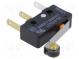 Microswitch SNAP ACTION  with lever (with roller)  SPDT  Pos  2