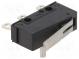 Microswitch SNAP ACTION  with lever with roller simulation