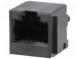 Socket  RJ45  PIN  8  Pin layout  8p8c  THT  on PCBs  straight