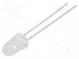 LED  5мм  красный  2000÷2800мкд  30°  20мА  1,7÷2,2В  100мВт