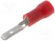 Terminal  flat  2.8mm  0.8mm  male  0.5÷1mm2  crimped  for cable