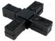Mounting coupler  for profiles  Mat  polyamide  -30÷100°C  I  77mm
