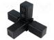 Mounting coupler  for profiles  Mat  polyamide  -30÷100°C  I  77mm