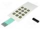 Keypad  membrane  Number of keys 12  W 52mm  Pitch 2.54mm
