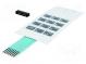 Keypad  membrane  Number of keys 12  W 52mm  Pitch 2.54mm
