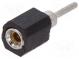 Socket  SIL  PIN 1  gold plated  polyester  UL94V-0  Øpin 0.5mm