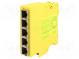 Switch Ethernet  unmanaged  Number of ports  5  5÷30VDC  DIN  RJ45
