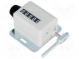 Counter  mechanical  mechanical indicator  strokes  99999