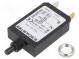 Circuit breaker  Urated  240VAC  28VDC  6A  SPST  Poles  1  screw