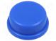 Button  round  blue  Application  TACTS-24  Ø13mm