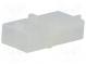 Plug  wire-wire  male  w/o contacts  6.2mm
