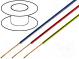 Wire  stranded  OFC  0.35mm2  blue  PVC  49V  200m