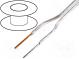 Wire  loudspeaker cable  2x1mm2  stranded  OFC  transparent  PVC