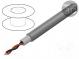 Wire  loudspeaker cable  2x2,5mm2  stranded  OFC  grey  unshielded