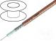 Wire  coaxial  RG179U  1x75Ω  stranded  steel, copper plated  FEP