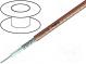 Wire  coaxial  RG316U  1x50Ω  stranded  steel, copper plated  100m