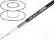 Wire  coaxial  RG58  1x50Ω  stranded  OFC  PUR  black  100m