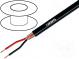 Wire  loudspeaker cable  2x2,5mm2  stranded  OFC  black  -15÷70°C