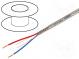 Wire  headset  stranded  2x0,05mm2  transparent  Package  50m