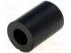 Spacer sleeve  cylindrical  polystyrene  L  10mm  Øout  7mm  black