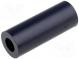 Spacer sleeve  cylindrical  polystyrene  L  18mm  Øout  7mm  black
