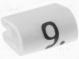 Markers for cables and wires  Label symbol 9  2.5÷4mm  PVC