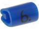 Markers for cables and wires  Label symbol 6  7.9÷12.7mm  PVC