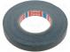 Tape  duct  W  19mm  L  50m  Thk  310um  black  natural rubber  13%