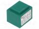 Transformer  encapsulated  2.1VA  230VAC  18V  18V  58mA  58mA  PCB