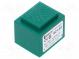 Transformer  encapsulated  2.6VA  230VAC  15V  173mA  PCB  IP00